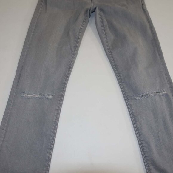 All Saints Women's Grace Skinny Jeans Size 26 Gray Mid Rise 29" Inseam Stretch - Picture 2 of 7